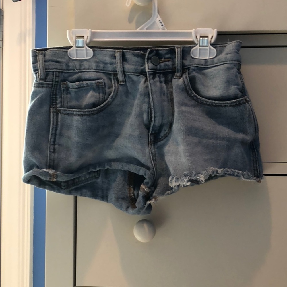 Pacsun high rise denim shorts